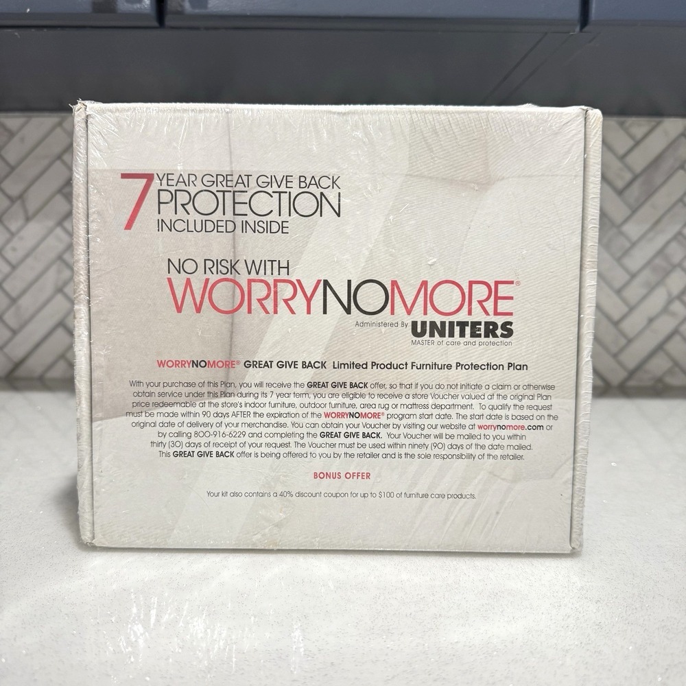 WorryNoMore Uniters Furniture Care Kit Leather‎ Fabric Wood Cleaner NEW Sealed